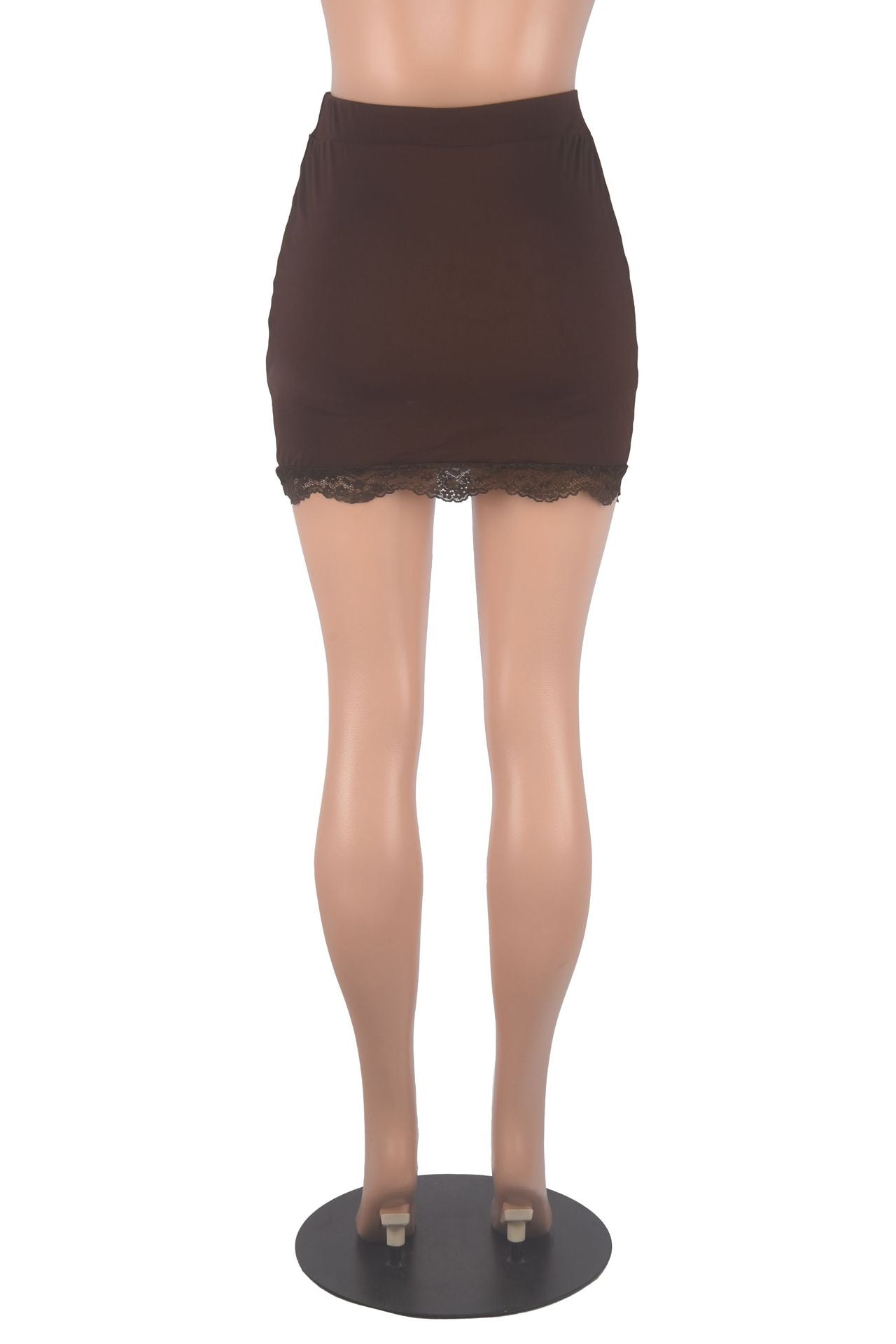 Women Sexy Lace Bodycon Mini Skirt 11