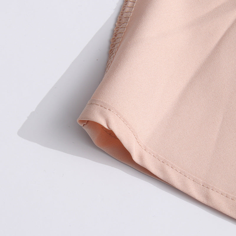 Women French Retro Summer Suspender Maxi Fishbone Lace Dress 18