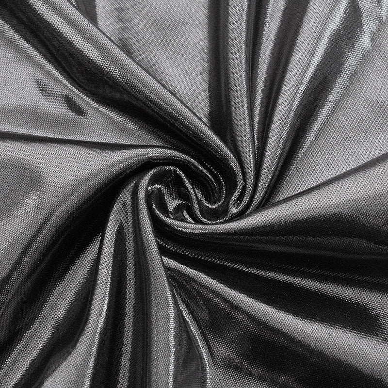 Women Solid Round Neck Long Sleeve Gathered Sexy Bodycon Mini Dress 16