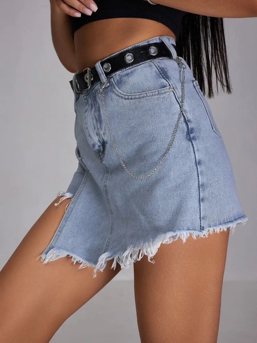 Women Denim Shorts Skirt Pants 4