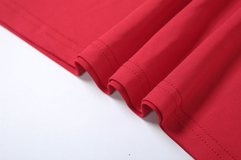 Women French Off Shoulder Solid Dress 12