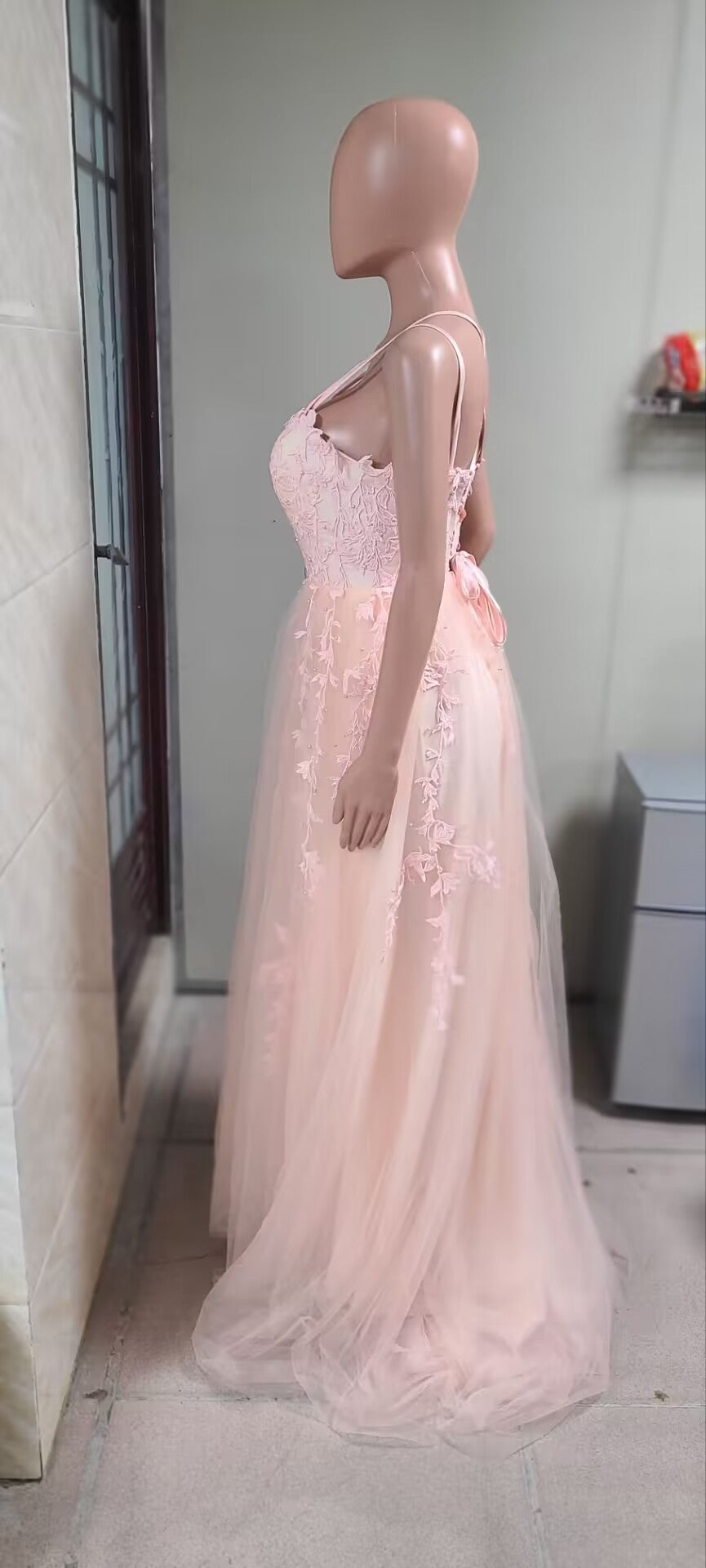 Evening dress overseas warehouse lace Low Back sexy dinner graduation party bridesmaid dress（Processing time need 3-6 days） 21