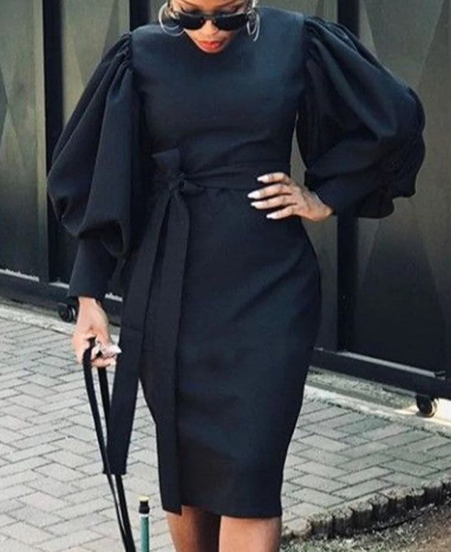 Casual Chic Career Slim Bodycon Professional Office OL Long Dress