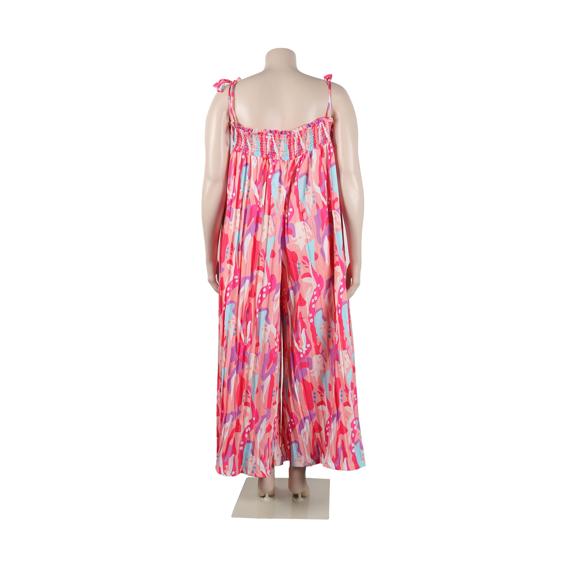 Sexy printed suspenders pleated wide-leg suspenders Jumpsuit 27