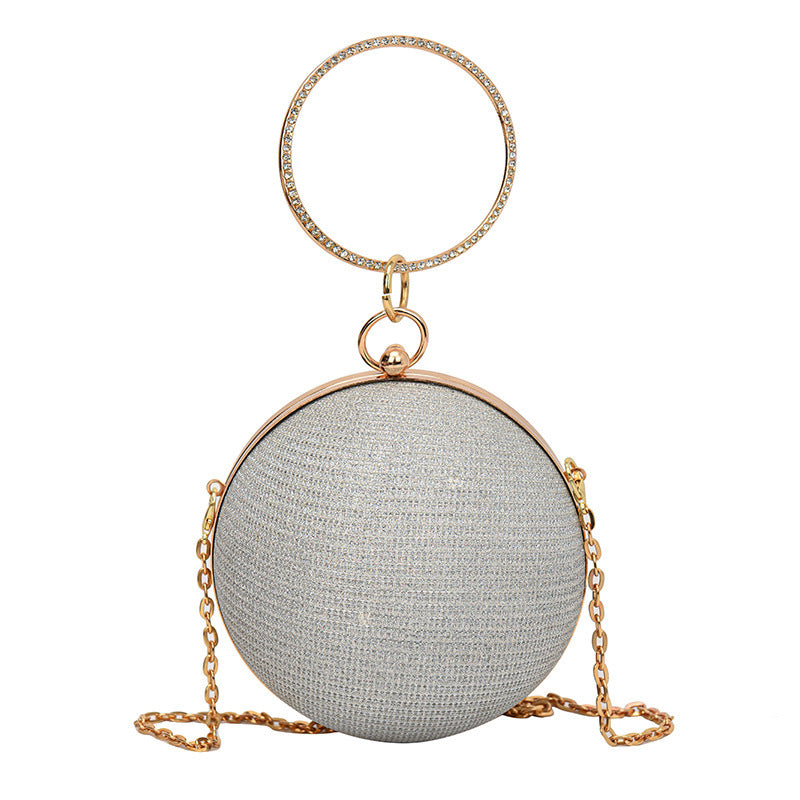 Women ball handbag crossbody chain small bag evening bag mini lipstick bag 11