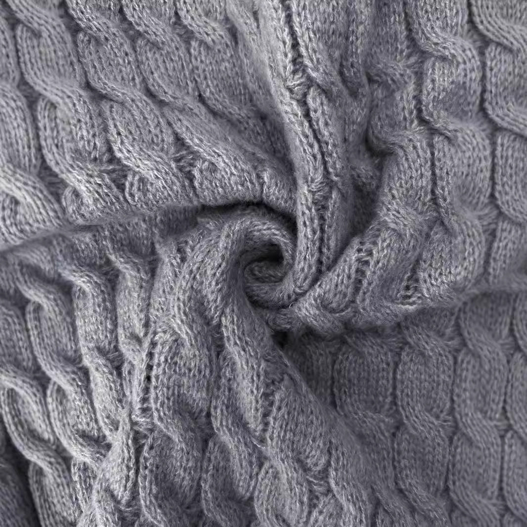 Women's Autumn Winter Fashion Casual Cardigan Long Sleeve Coat Pocket Solid Color Sweater 4