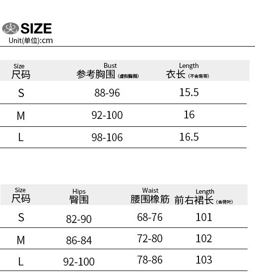 Street-Style Holiday Ruffled Print Two Piece Set Summer Sexy Slit Skirt Set 9