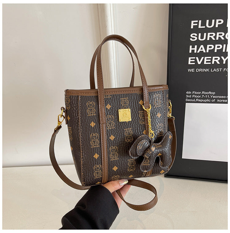 Women Popular Handbags Single Shoulder Bag Printed Bucket Bag Crossbody Bag 29