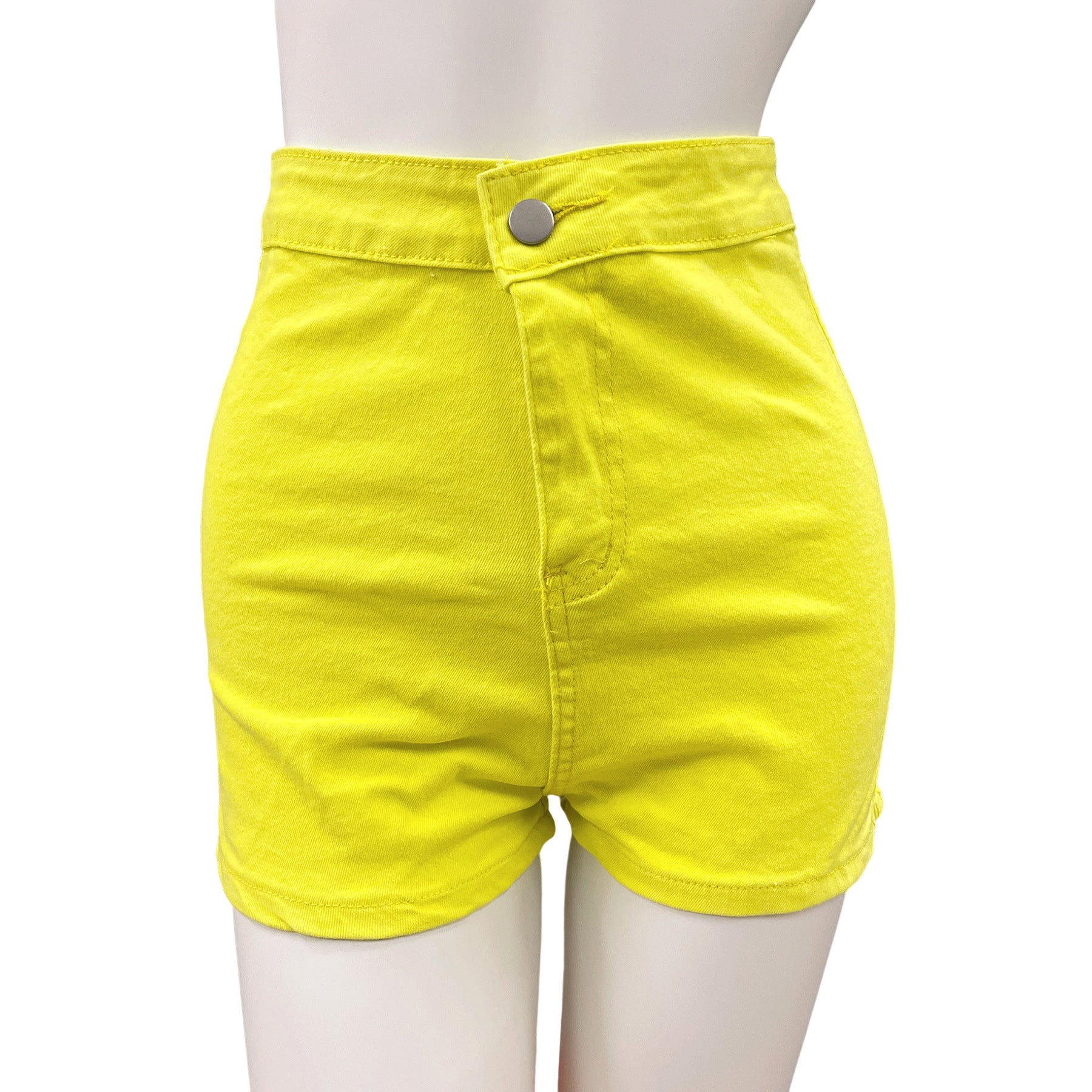 High Waist Stretch Plus Size Sexy Ripped Women's Denim Shorts 15