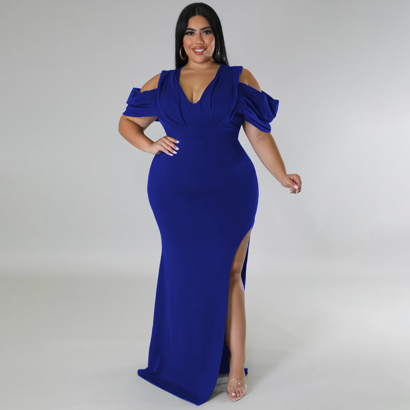 Plus Size Women's Hi-Cut Dress 11