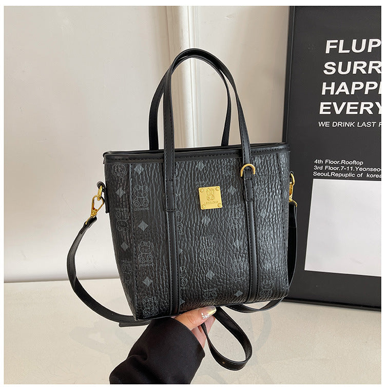 Women Popular Handbags Single Shoulder Bag Printed Bucket Bag Crossbody Bag 30