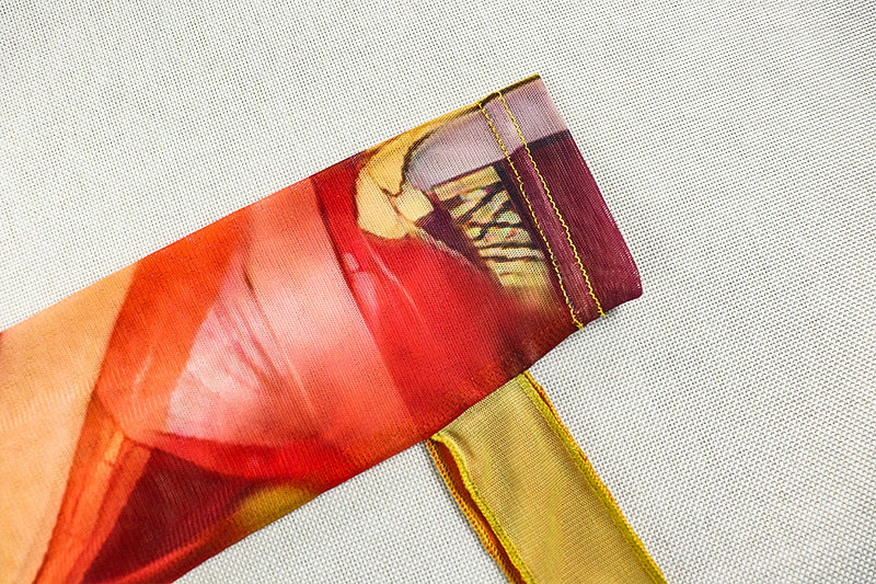 Women's pleated color matching slit slim irregular Slash Shoulder one-shoulder long sleeve fashion dress 12