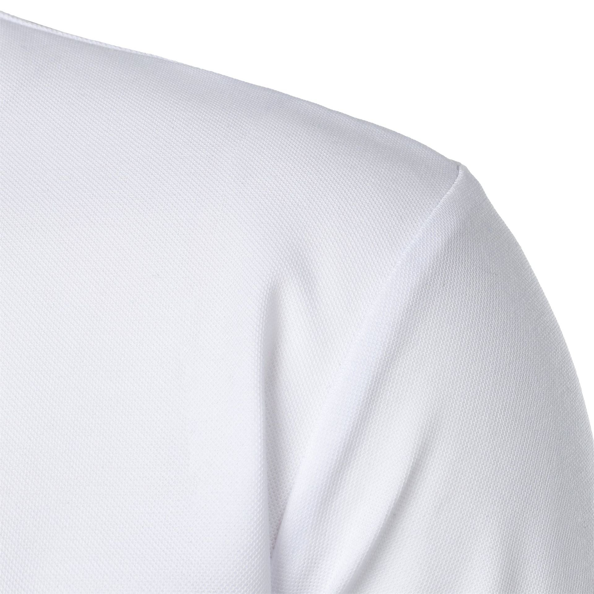 Men's Summer Solid Short Sleeve Polo T-shirt 22