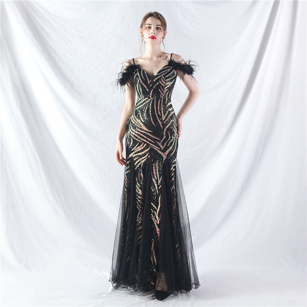 Plus Size Women 3xl4xl Sequins Plus Formal Party Maxi Evening Dress 12