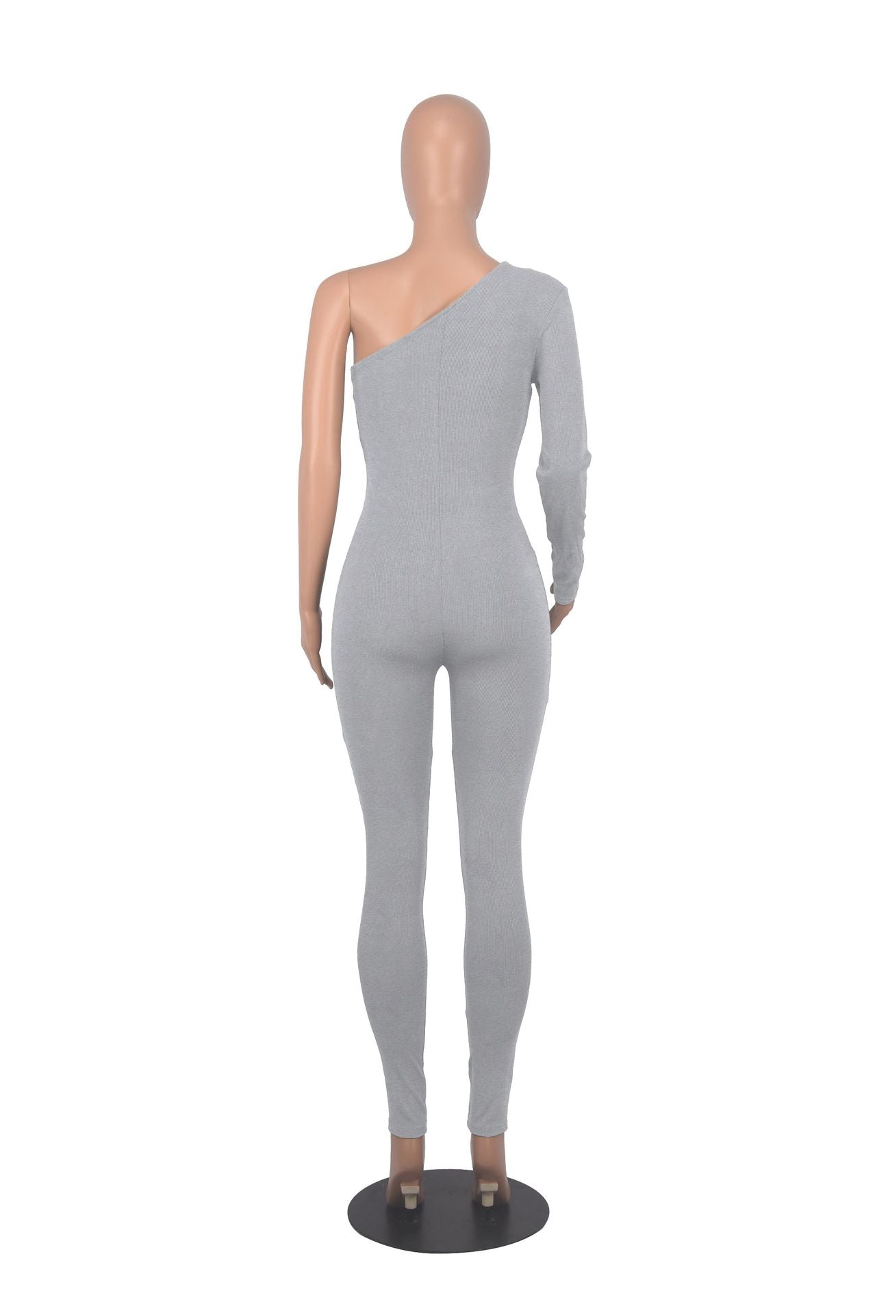 Women Fall Slash Shoulder Jumpsuit 28