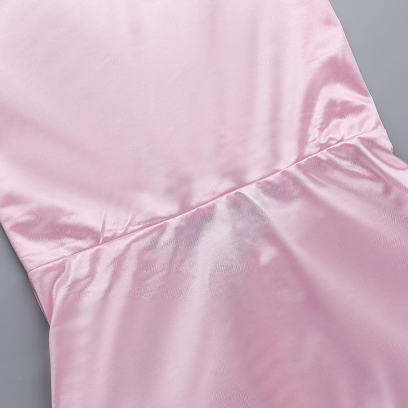 Women Soild sexy Holidays dress 11