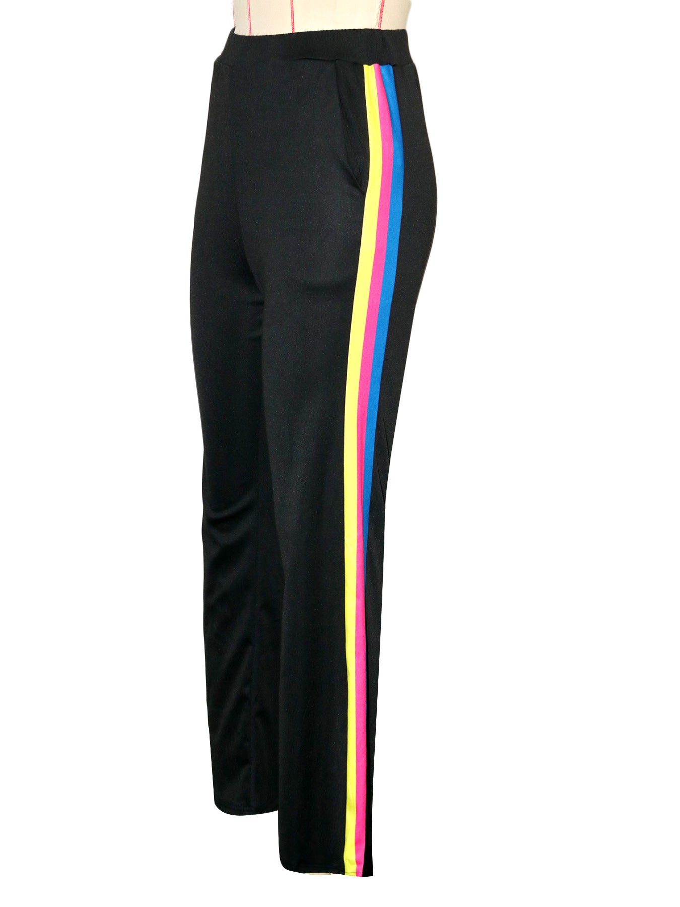 Color Block Side Stripe Women's Trousers 6
