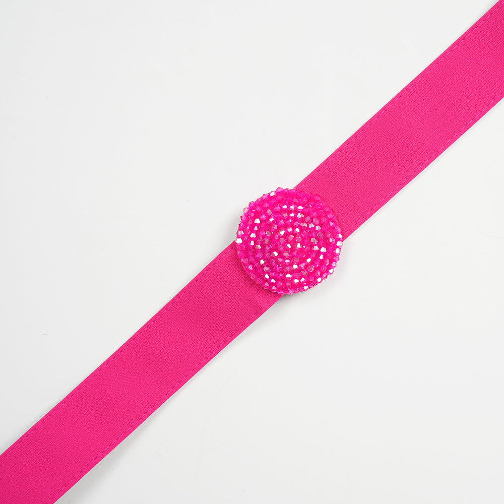 Plus-Size African Women Career Elegant Dress with Belt 26