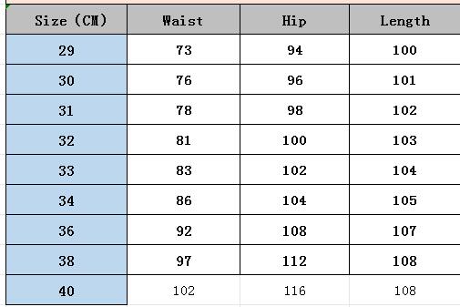 Men's Stretch Casual Printed Straight Denim Pants 4