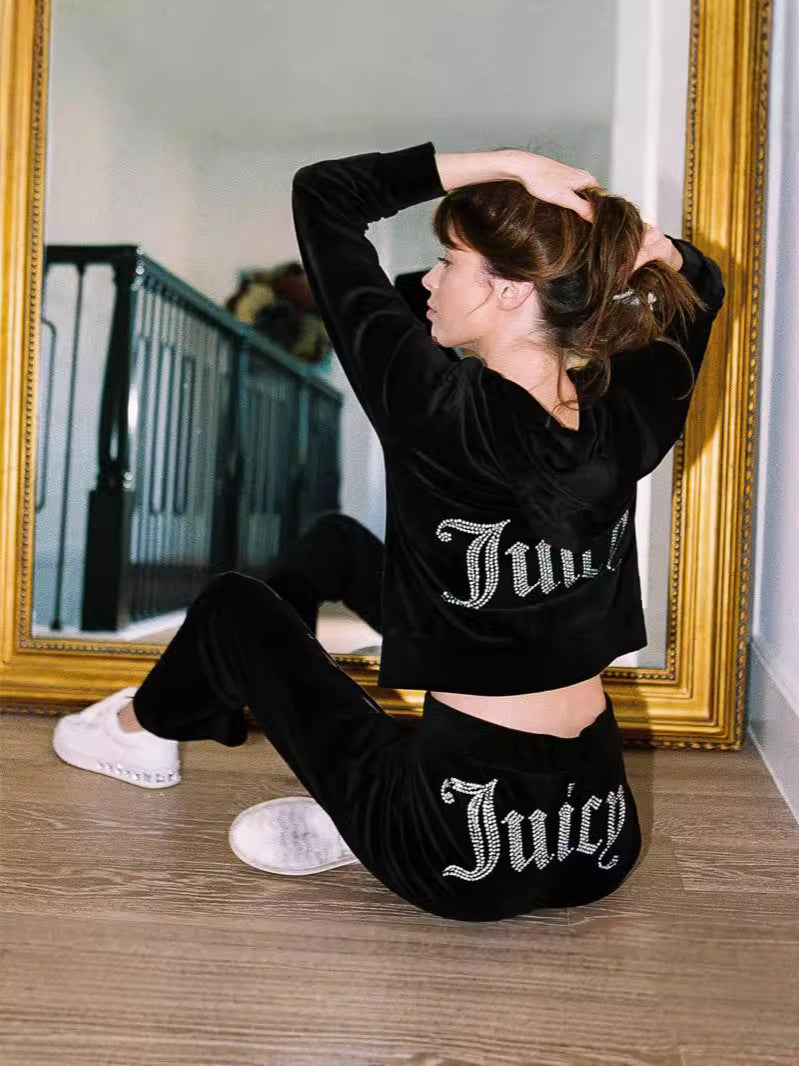 Autumn Women's Sport Casual Two Piece Tracksuits 12