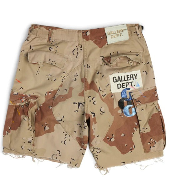 Fashion Camouflage Printed Ripped Shorts 7