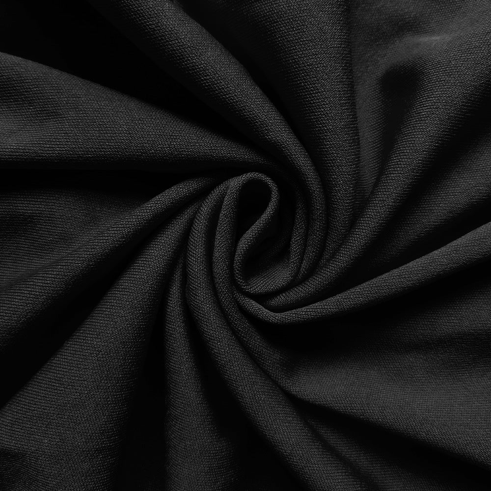 Women's Sleeveless Square Neck Zipper Slit Office Dress 17