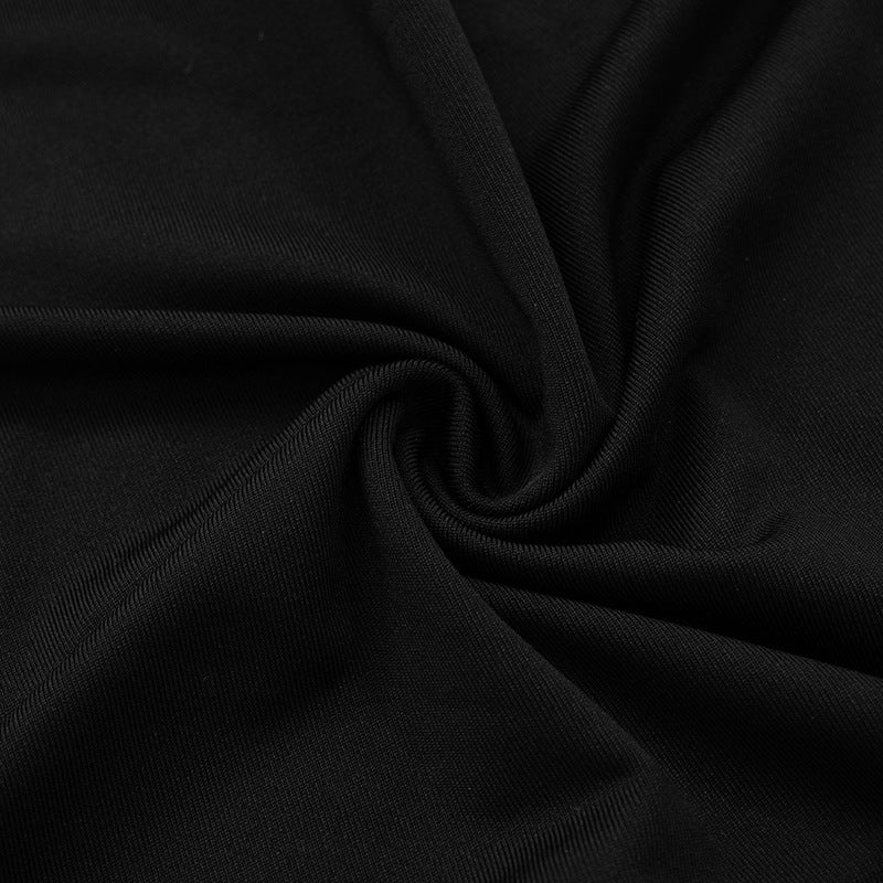 Women Summer Solid Slash Shoulder Off Shoulder Lace Hollow Sexy Bodycon Dress 18