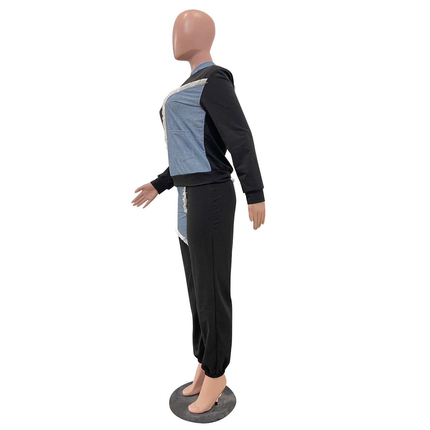 Women's Fashion Casual Hoodies Tie Long Two-Piece Set 26