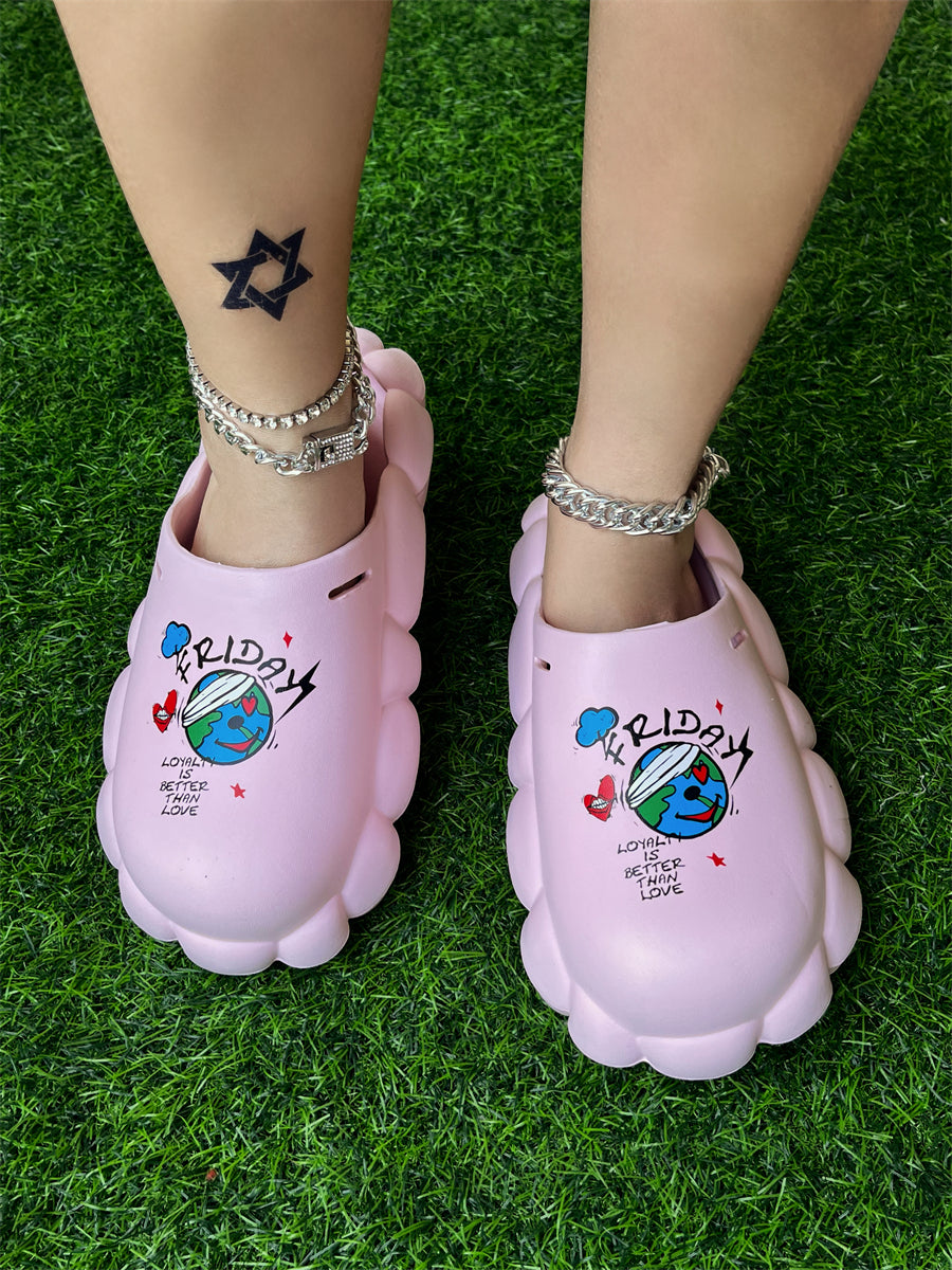 Spring And Summer Women's Shoes Sandals And Slippers Couple Eva Waterproof Women Slippers 41