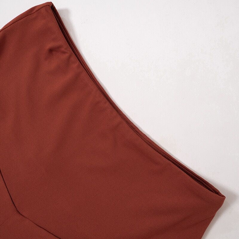 Women's Autumn And Winter Tight Fitting High Neck Long Sleeve Tops And Pants Two-Piece Street Casual Suit For Women 18