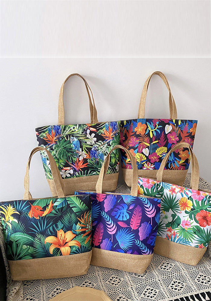 Fashion Canvas Bag Ladies Shoulder Bag Tote Bag Large Capacity One Shoulder Hand Shopping Bags