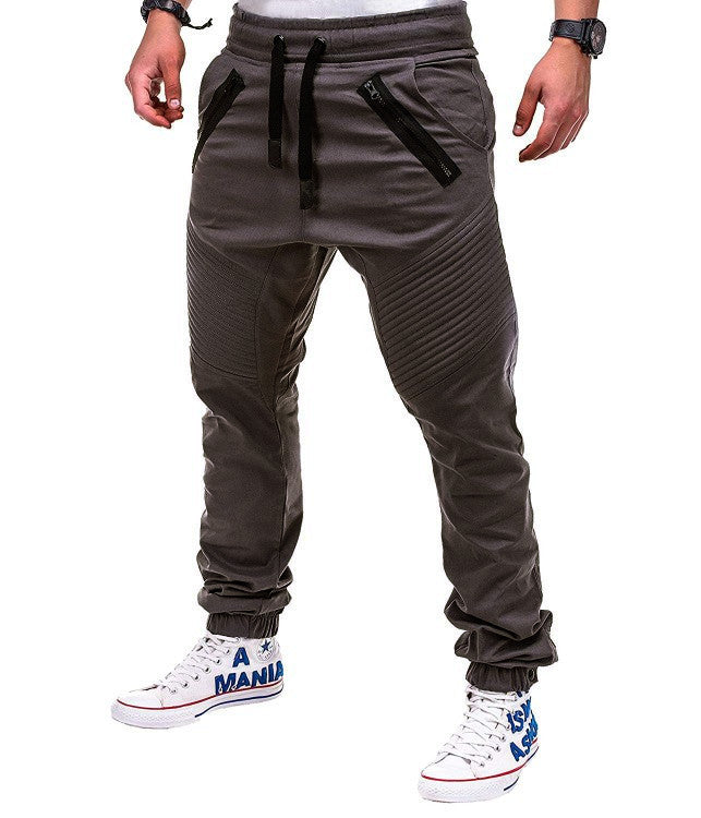 Men's Casual Tether Elastic Sport Zip Pant 7