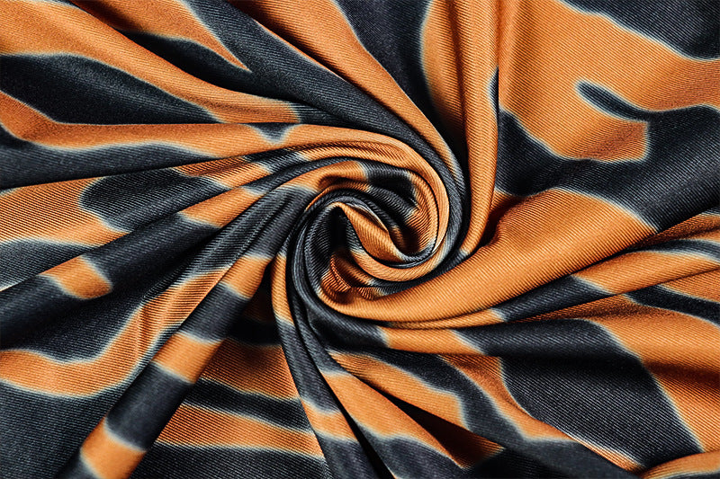 Chic Print Women's Off-Shoulder Long Sleeve Short  odycon Dress 15