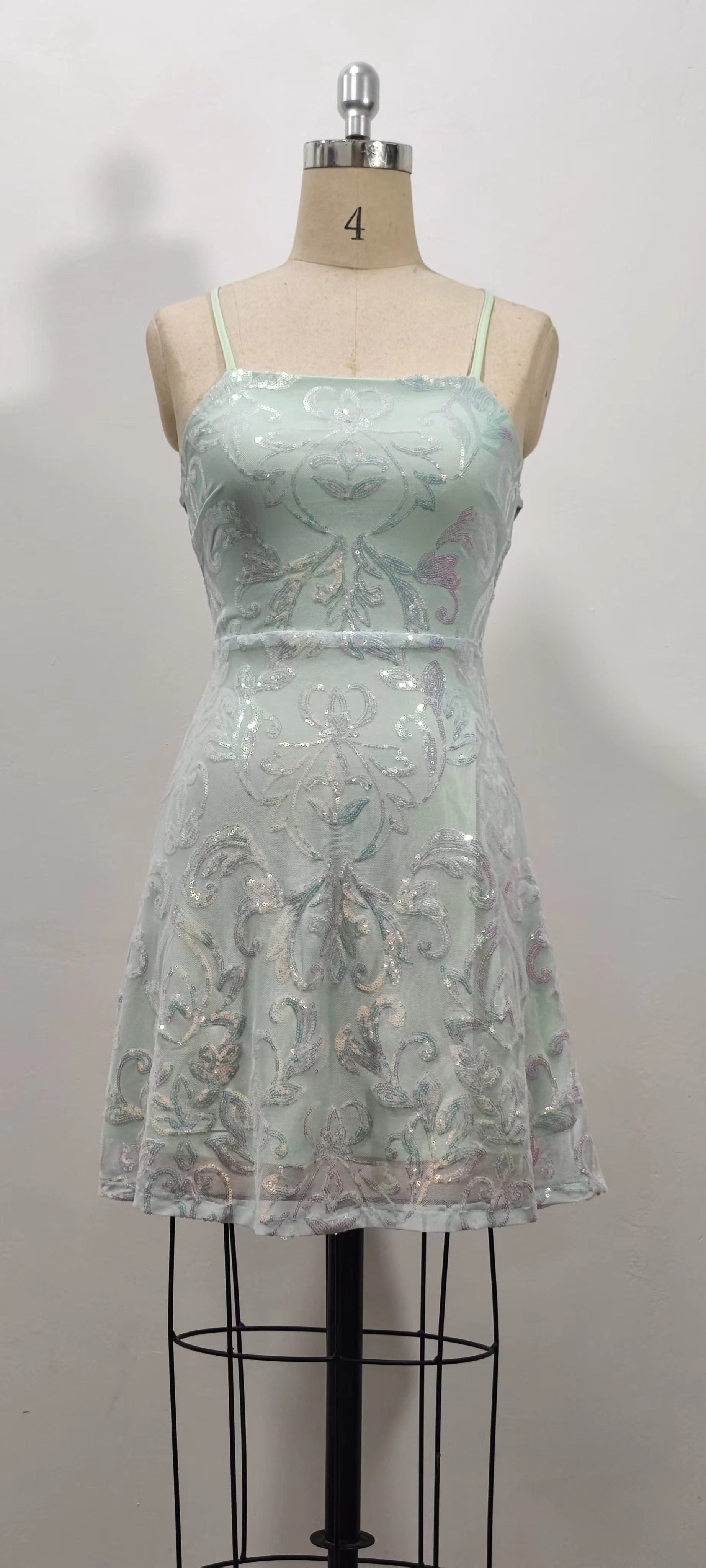 Women Sexy Sequin Summer Party Dress 10