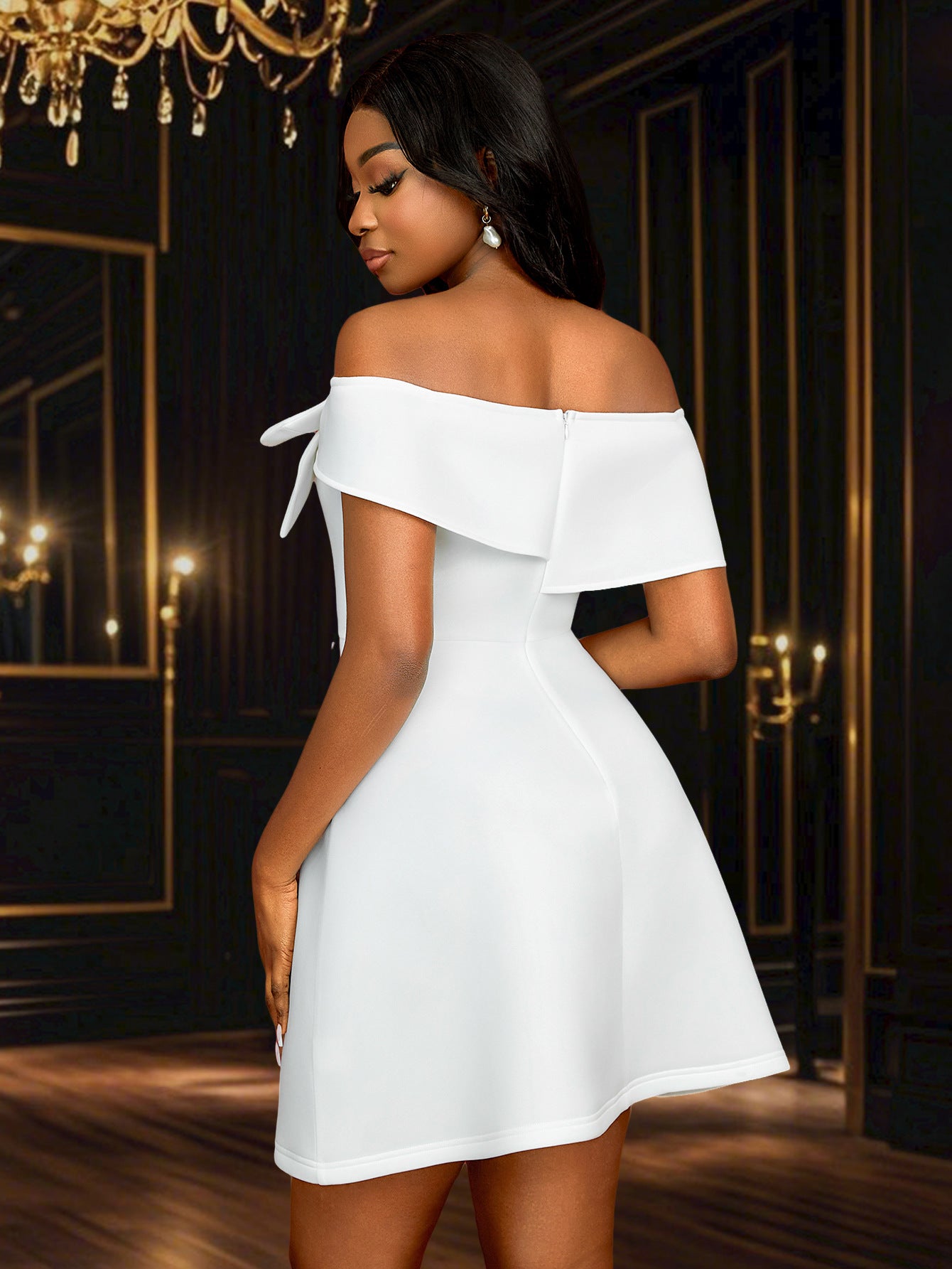 Women Off Shoulder Sexy Dress Formal Party Party Dresses 3