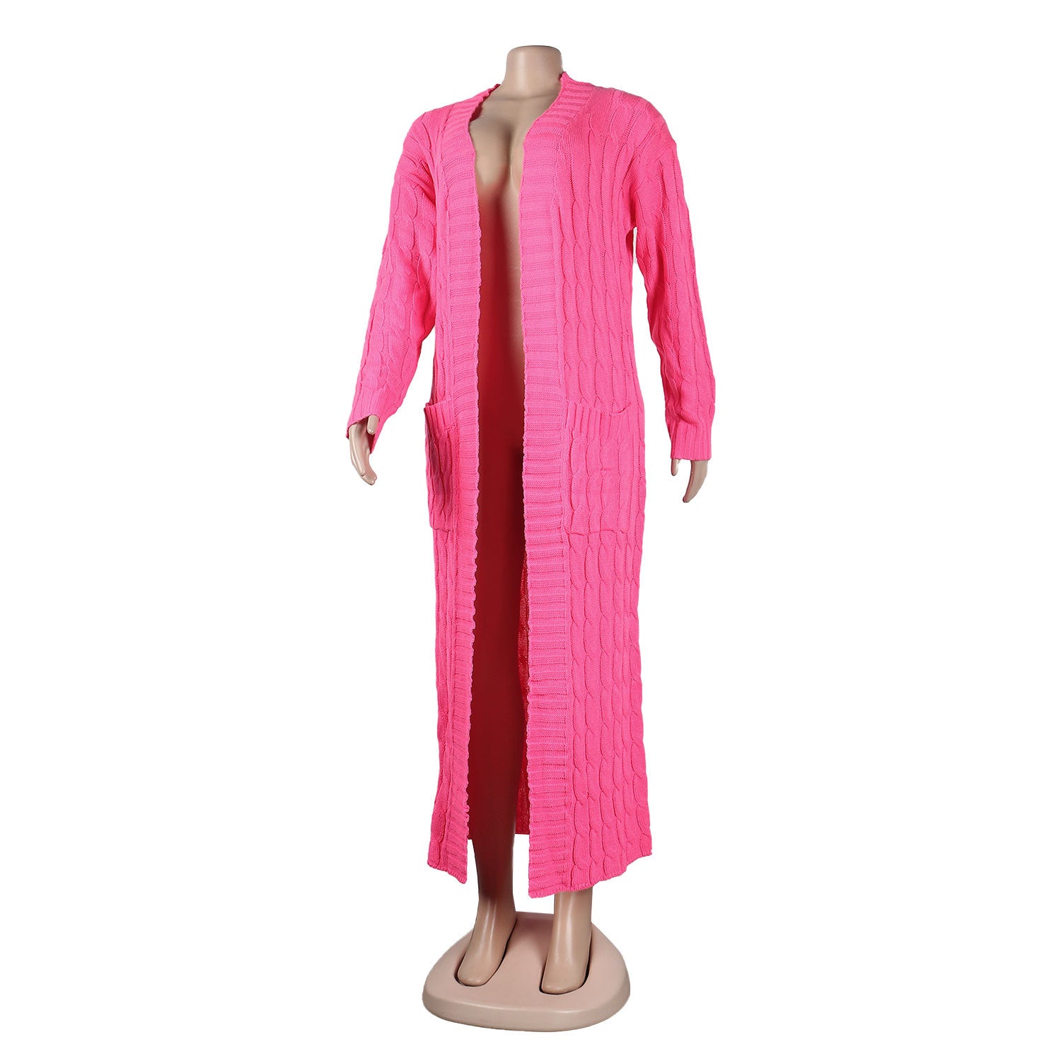 Women Solid Cardigan Sweater 54