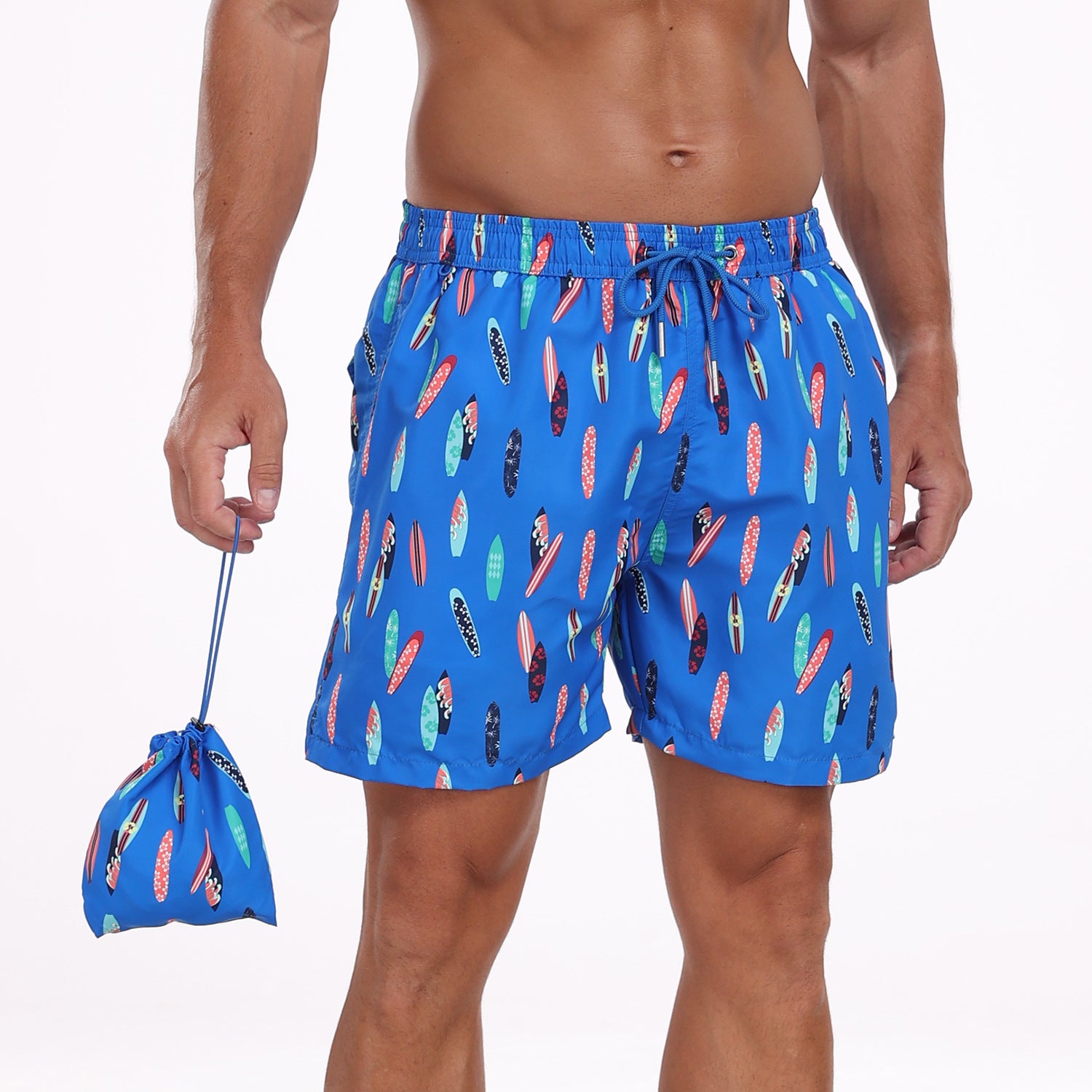 Men's summer printed beach shorts