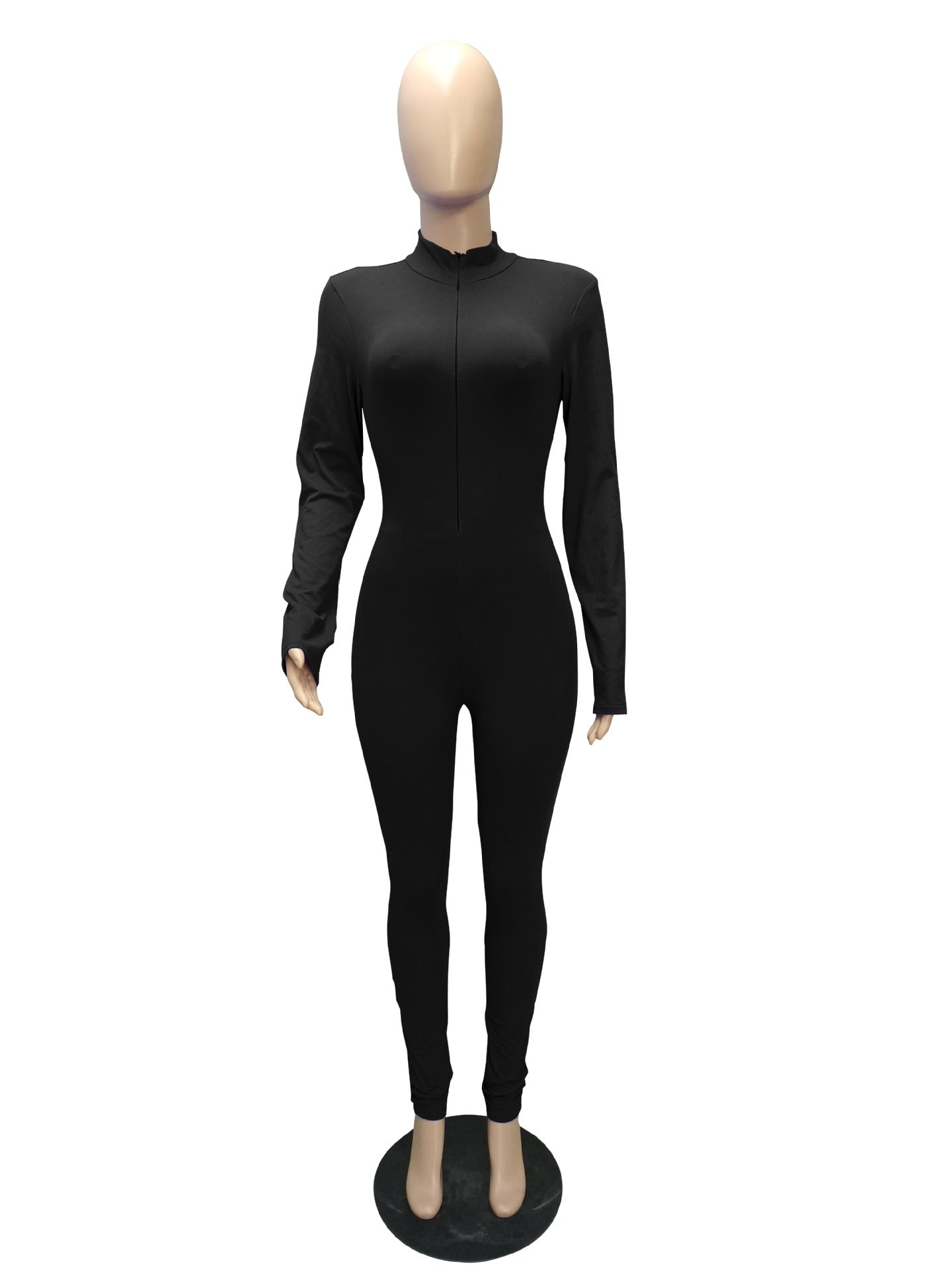 Women Autumn Zipper Jumpsuit 20