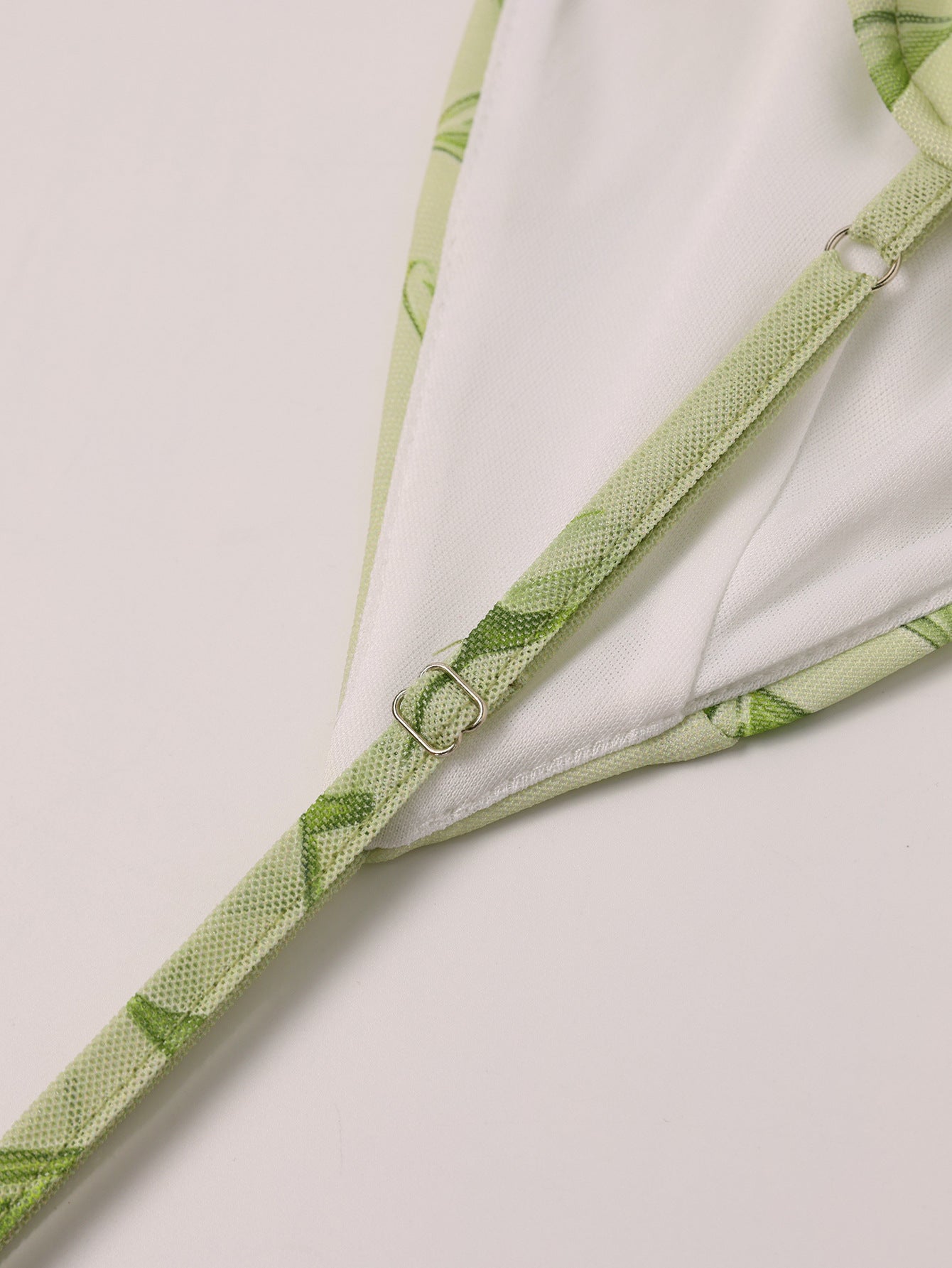 Sheer Mesh Strap Low Back Fishtail Gown 26