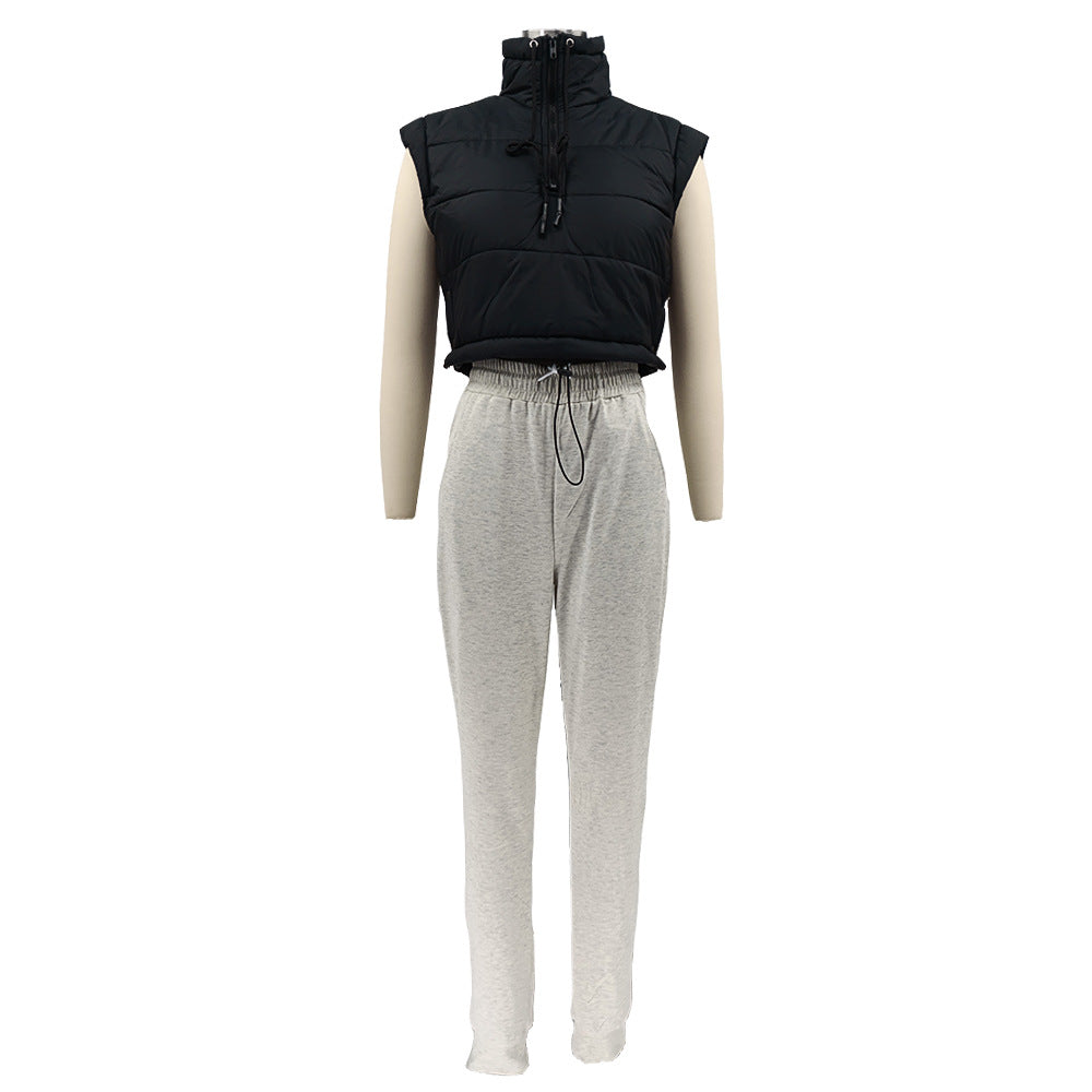 Spring Sleeveless Cotton-Padded Vest Jacket 22