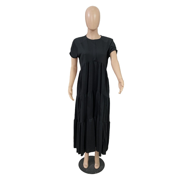 Autumn Women clothes Lace Skirt Loose Slim Fit French Lazy Casual Knitting Dress 22