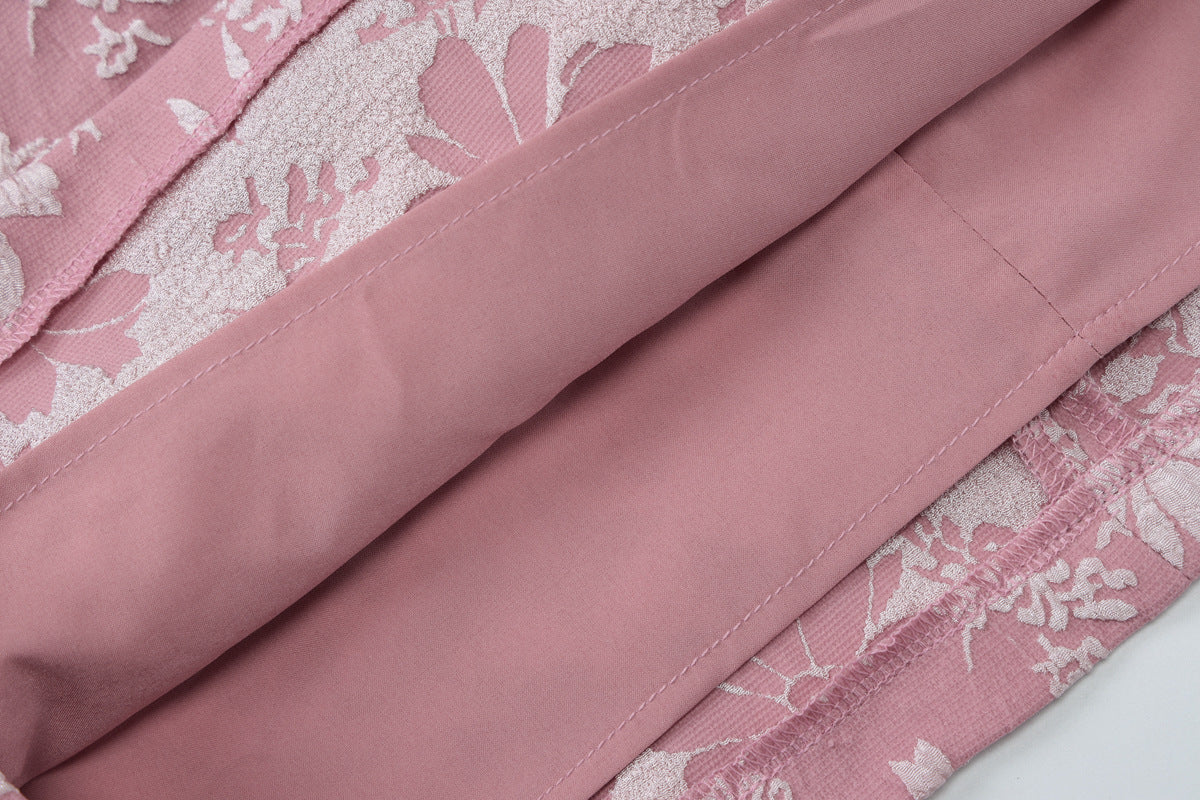 Women floral hollow Lace-Up Mini Strap Dress 13