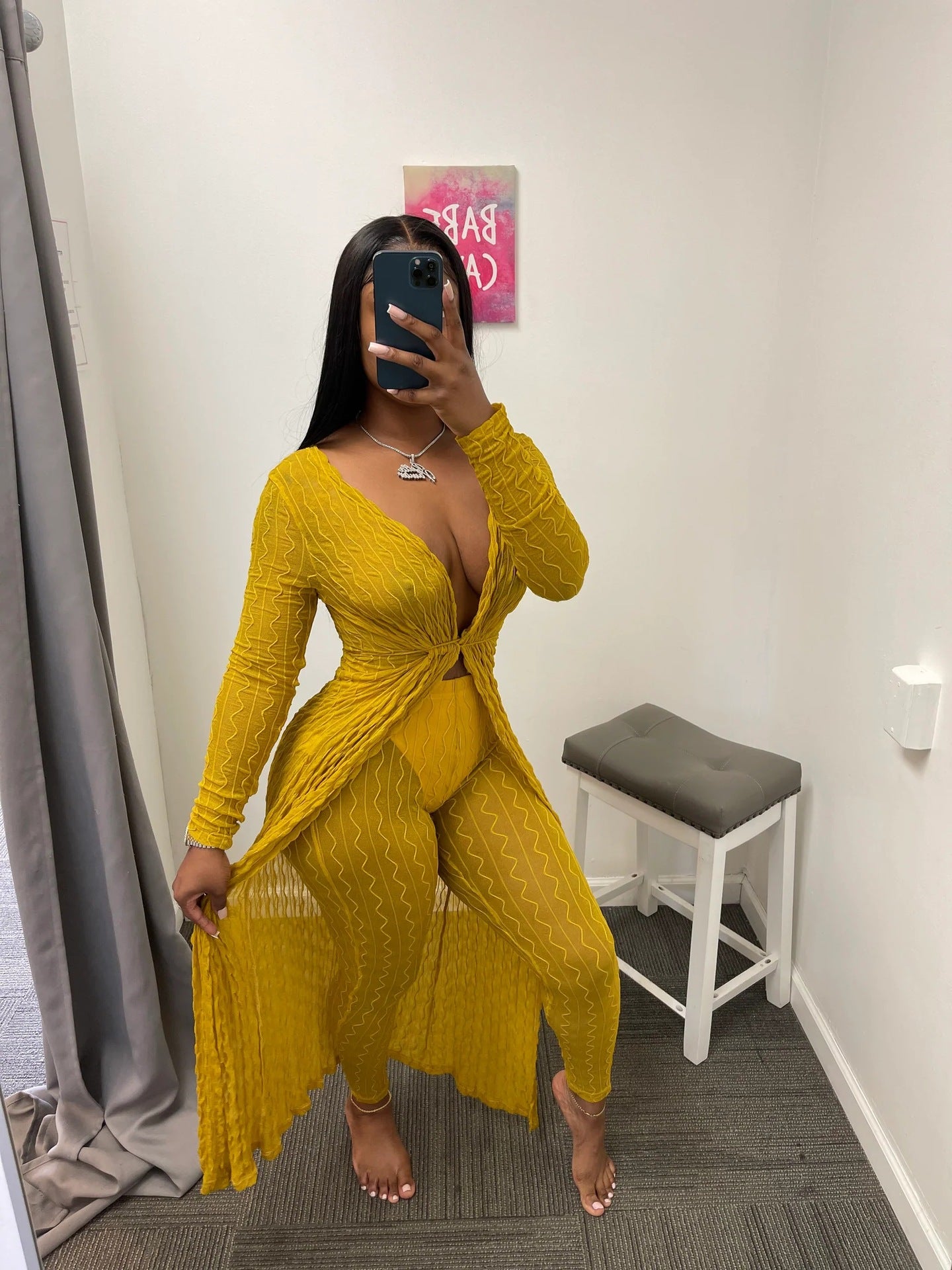 Women's Jacquard Street Fashion Casual Two-Piece Set