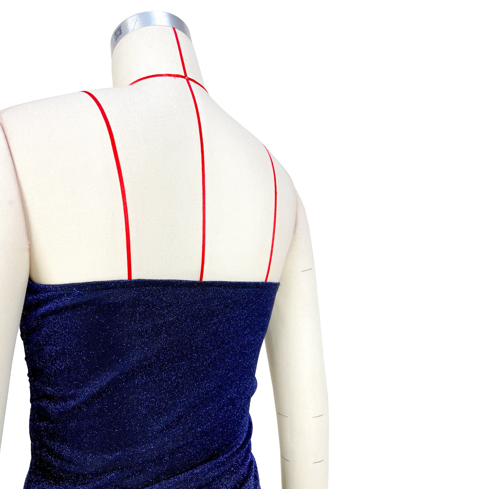 Women's Sexy Solid Color Strapless Party Dress 17