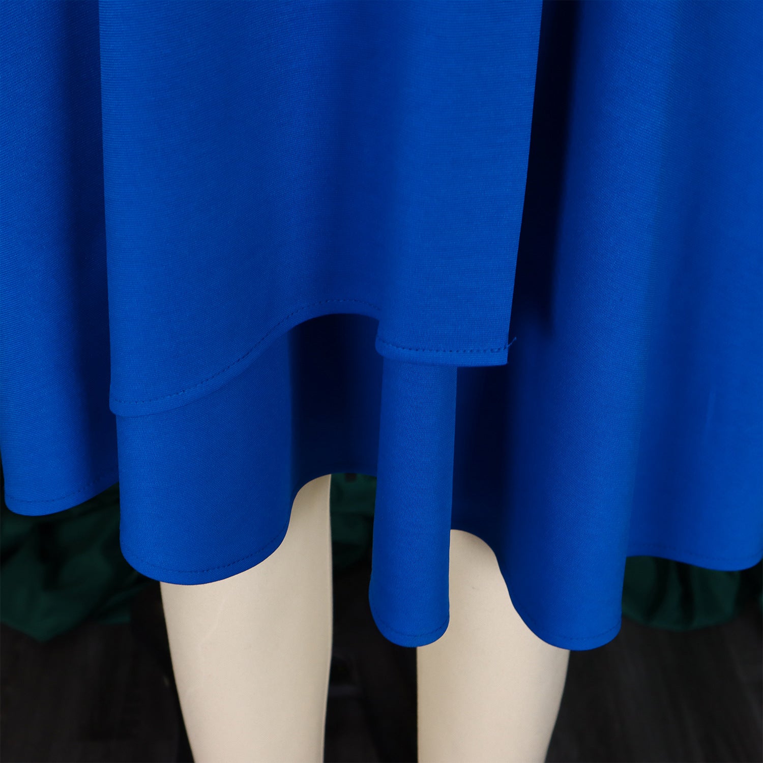 Women's Autumn Winter Fashion V-Neck Solid Color High Waist African Dress 27