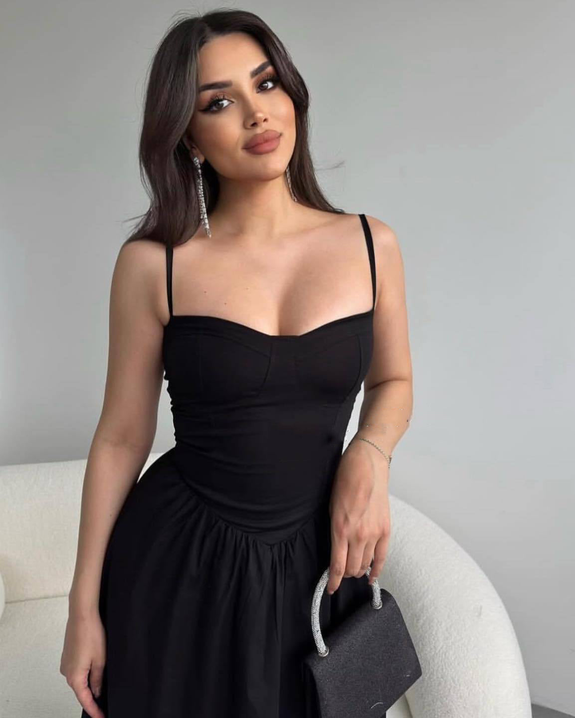 Women Summer Strapless French Sexy Dress 4