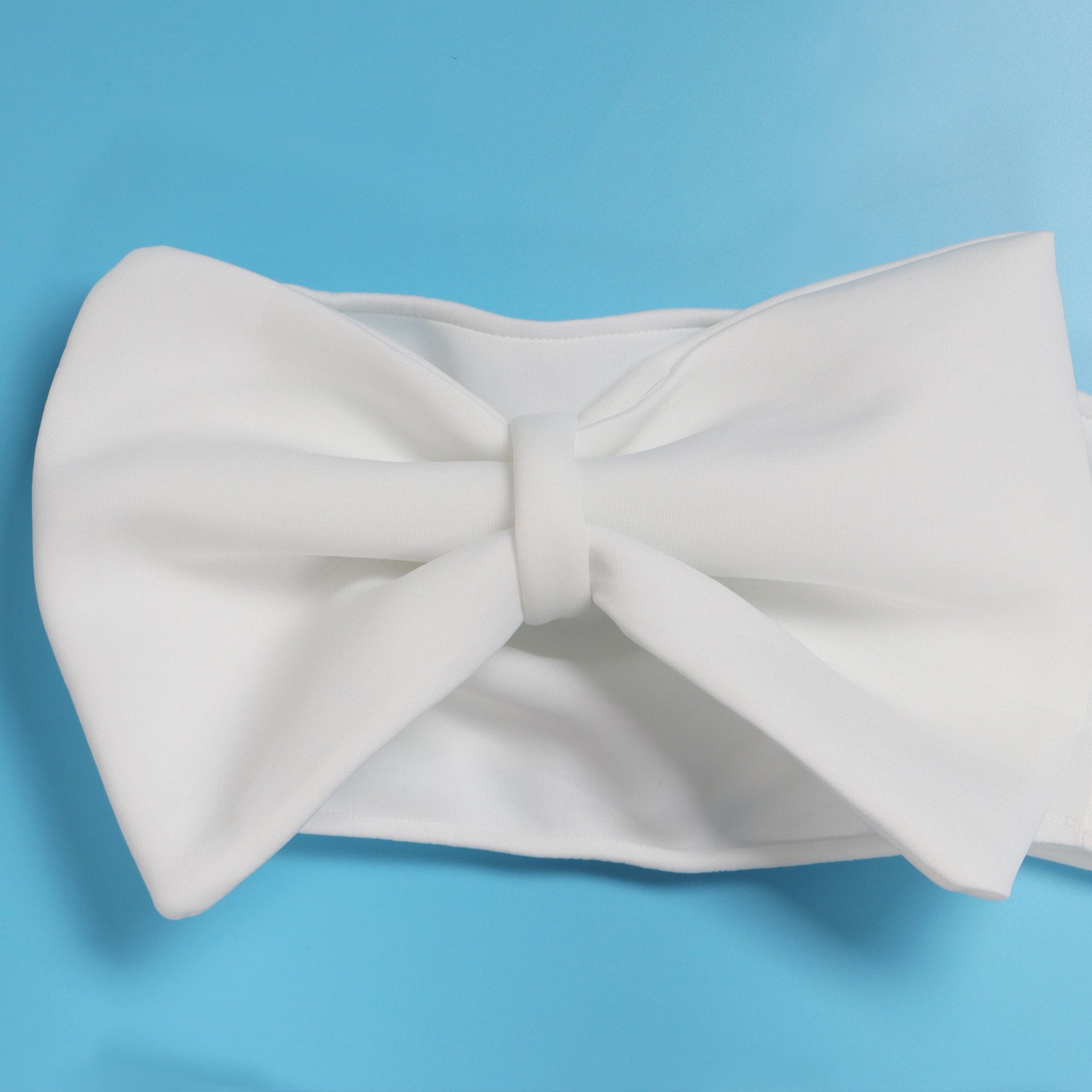 Sexy Slim Contrast Color Strapless Bow Mesh Top Mermaid Party Skirt two piece set 17