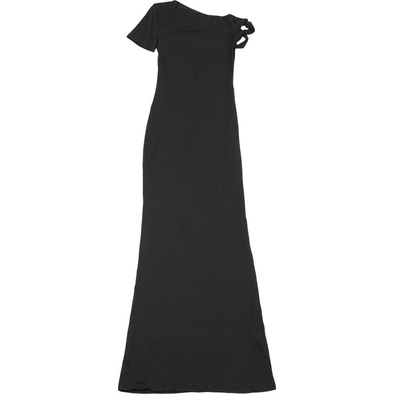 Women Summer Slash Shoulder Dress 29