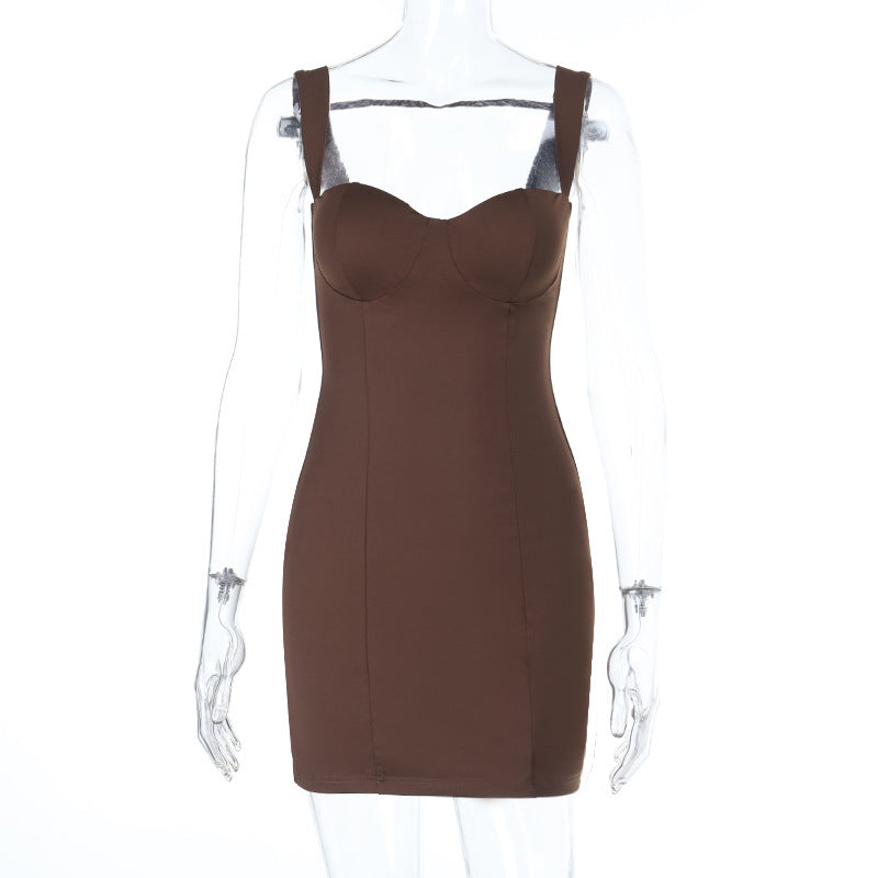 Summer Slim Strap Sleeveless Bodycon Dress 5
