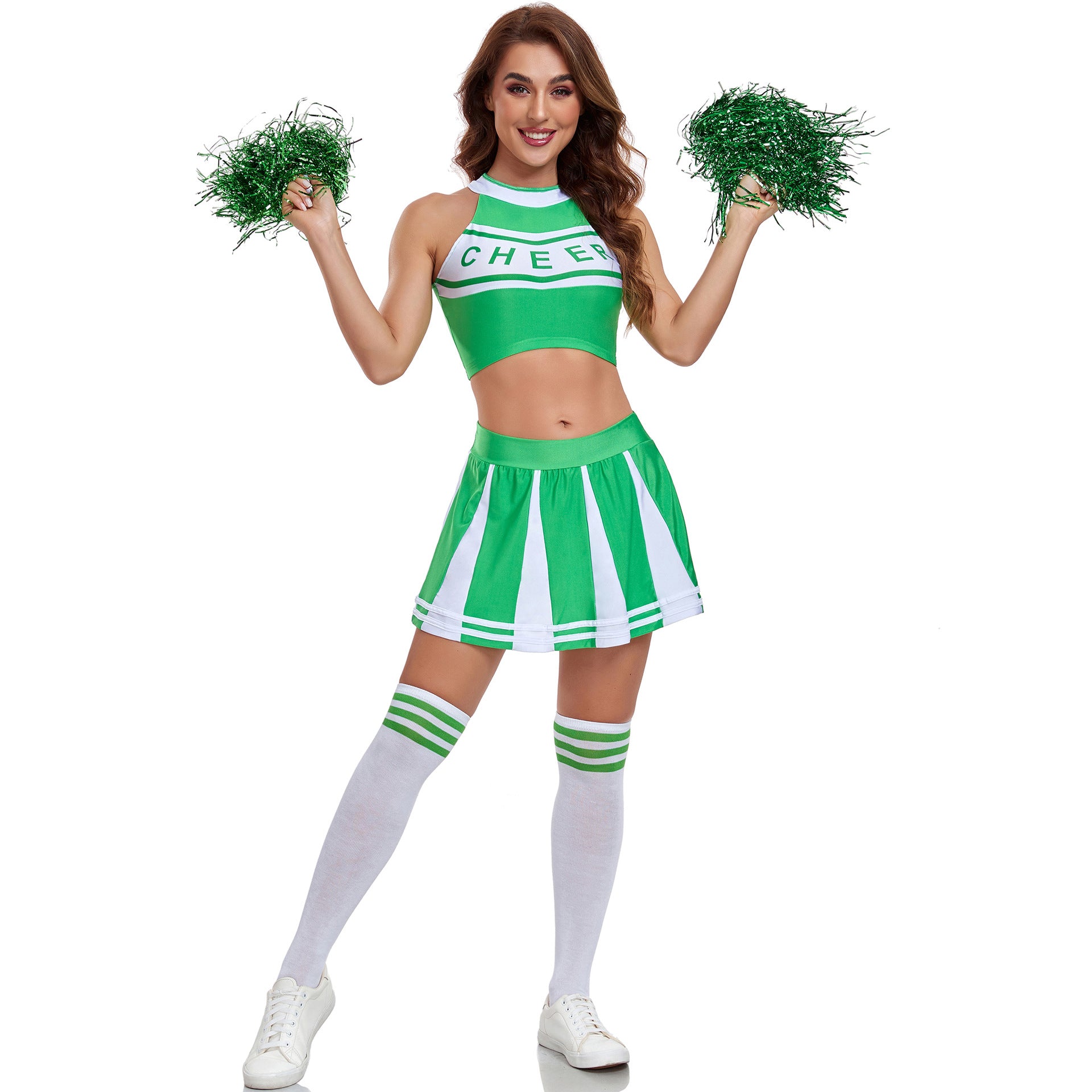 Sexy Football Baby Girl Cheerleader Costume Female Uniform 4